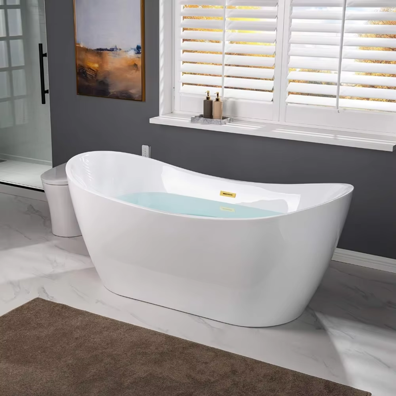 Freestanding Infinity Soak Tub